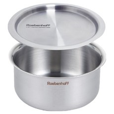 Roebenhoff 316Ti 不鏽鋼密封保鮮盒 小菜盒 Low 390ml, 1個