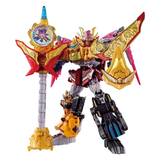 BANDAI 盒玩 MINIPLA 暴太郎 鬼退神 虎龍攻神 究極大合體套裝組 組裝模型, 1個