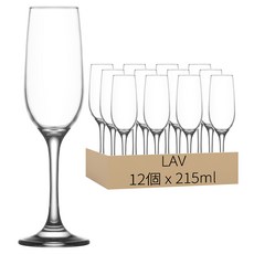 LAV HORECA瓦倫西亞香檳杯, 12個, 215ml