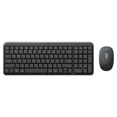 logitech 羅技 MK250 無線藍牙鍵鼠組 不附接收器, 石墨黑, 920-013565, 普通型