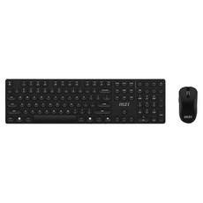 msi 微星 W COMBO TC無線鍵鼠組, 黑色, FORGE K210, 普通型