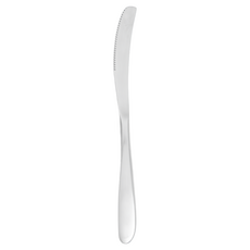 HOLA 和樂家居 查莉不鏽鋼餐刀 23.8cm, 流線霧銀, 1個