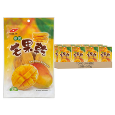 TONG JIH 統記食品 軟質芒果乾, 12個, 100g