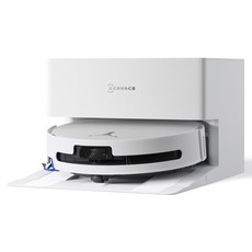 ECOVACS 科沃斯 上下水款超長續航滾筒洗地機器人 32路增壓滾筒洗地/3萬Pa吸力, 白色, DEEBOT T90 PRO上下水款