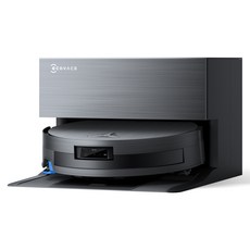 ECOVACS 科沃斯 無限續航滾筒洗地機器人 拒絕水電焦慮/滾筒恆壓洗地/超能基站, 黑色, DEEBOT X11 PRO 上下水款