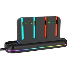 US Switch2底座散熱 + 手把座充, 黑色, 1套, YZC-529