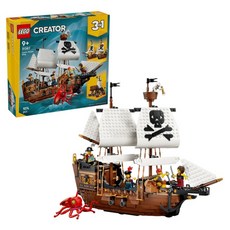 LEGO 31387 創意3合1系列 經典海盜船 Iconic Pirate Ship, 1套
