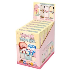 Joseonmunbanggu 麵包理髮廳 雙面壓克力留言板 隨機出貨 6入, 無