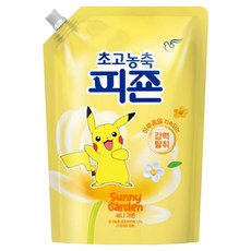 피죤 초고농축 강력탈취 오리지널 써니가든 섬유유연제 리필, 1개, 1.3L 1개, 1.3L