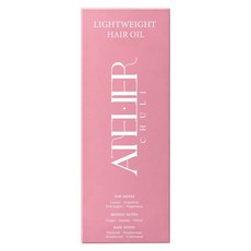 CHULI 初梨 ATELIER 茶杏輕羽髮油, 1個, 100ml
