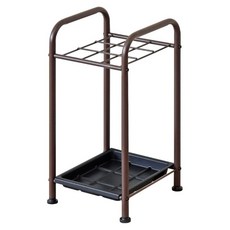 HOPMA 合馬家具 簡約9格鐵製傘架 Y-U009BR, 咖啡色, 1個