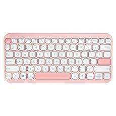 ASUS 華碩 Marshmallow KW100 無線鍵盤 粉色 BSUN TOY