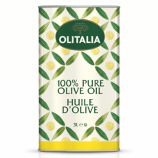 OLITALIA 奧利塔 純橄欖油, 1個, 3L