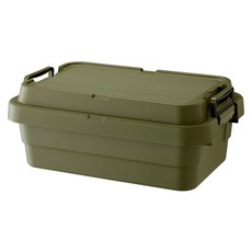 RISU TRUNK CARGO 二代 戶外掀蓋式耐壓收納箱 日本製 淺型 TC-50S LOW, 軍綠色, 1個