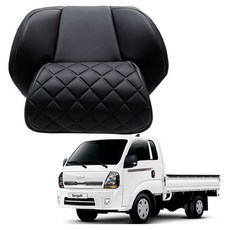 J.Ho Bongo專用 Signature 車用 Wing-out 桶型頭枕頸枕, 單色黑, 1個