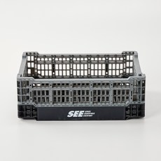 SEE 폴딩박스 48L, 그레이, 1개