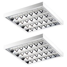 旭光 LED 輕鋼架燈 T8 40W 2件組, 白色, 1套