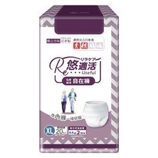 RelaCare 悠適活 貼身輕薄自在褲 日本製 300ml, XL, 1個, 20片