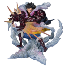 BANDAI Figuarts ZERO 航海王 超激戰 蒙其D魯夫 四檔 獅子火箭炮 PVC完成品, 1個