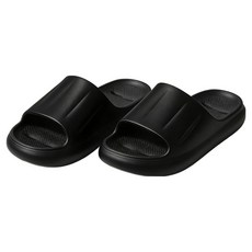 데이소이 미끄럼 방지 심플 욕실화, 4 블랙, 1개