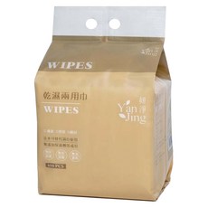 Yan Jing 妍淨 乾濕兩用巾網狀 900g, 1包, 400片