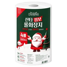 Santa 2層大捲筒衛生紙, 1個, 4捲, 180m