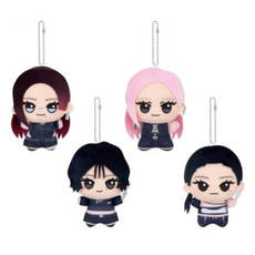 BANPRESTO aespa Whiplash 迷你絨毛吊偶 全套4款, 黑色, 1套, 12cm