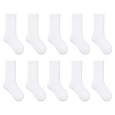 Atosocks 女款高級素色長襪 10雙, 白色, 1套