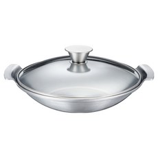 cookever Arose 電磁爐用五層不鏽鋼迷你炒鍋, 23cm, 1個