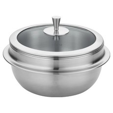 cookever 電磁爐 Nouveau 三層不鏽鋼砂鍋玻璃蓋, 1個, 18cm, 混色