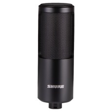 SHURE 舒爾 SM4 電容式人聲家用錄音廣播用 XLR 高音質錄音室錄音大振膜心型指向麥克風, 黑色
