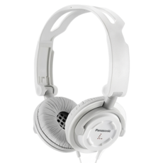 Panasonic 可摺疊頭戴式耳機, 白色, RP-DJS150-W