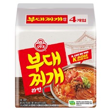 오뚜기 부대찌개 라면 130g, 4개