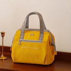 Design Reflex 保溫保冷副食品便當袋, 黃色, 1個