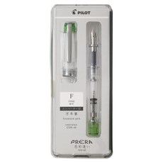 PILOT 百樂 PRERA Iroshizuku 鋼筆, 透明淺綠, F, 卡式墨水管 + 吸墨器