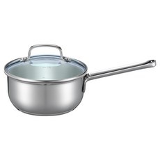 cookever 電磁爐 Master Select 不鏽鋼單柄鍋, 銀色, 1個, 16cm