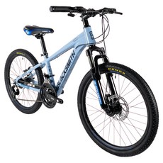 블랙스미스자전거 블랙스미스 6S 페트론 22 MTB 알루미늄 디스크브레이크 12.68kg 125~145cm 방문설치, 6s 페트론 22 라이트블루, 1개, 라이트블루, 150cm