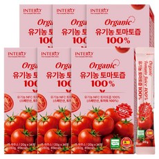 INTERO 100%有機番茄汁 14包, 280g, 6個
