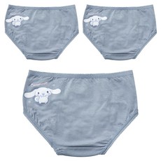 ONEDER 旺達棉品 莫代爾女童三角褲 3件
