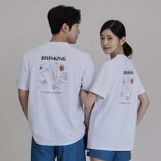 RYDER 배드민턴 코튼라이크 오버핏 반팔티 2026RC-9