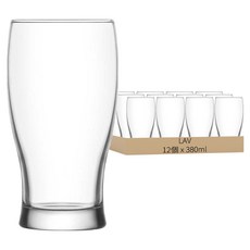 LAV HORECA 布里斯托啤酒杯 380ml, 12個