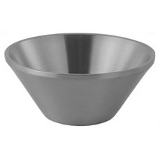 Parajuni 霧面不鏽鋼優格沙拉碗 18cm HJ1659, 銀色, 1個