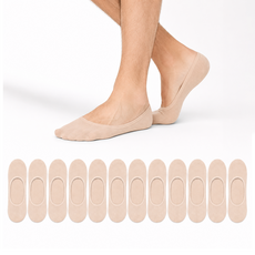 AtoSocks 男士隱形襪 實惠型 12雙, 膚色, 1套
