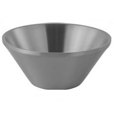Parajuni 霧面不鏽鋼優格沙拉碗 14cm HJ1659, 銀色, 1個