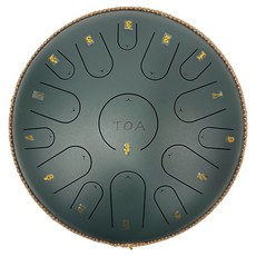 托亞 鋼舌鼓 15音 C調 深綠色, 1個, TD14-15