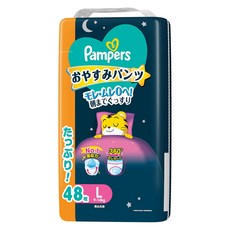 Pampers 幫寶適 極上守護巧虎晚安褲 9~14kg, 48片, L