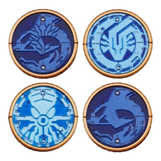 BANDAI CSM 假面騎士OOO 核心硬幣 MEZOOL 套組, 混和顏色, 1套