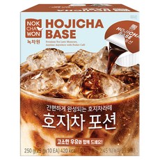 녹차원 호지차 포션, 25g, 1개, 10개입
