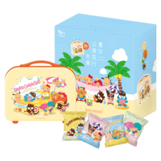 TRYGOODZ 翠菓子 夏日公路旅行米菓 手提行李箱, 140g, 1套