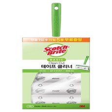3M Scotch-Brite 百利 3M 滾筒除塵黏毛器手柄 + 5入補充包組合, 1套